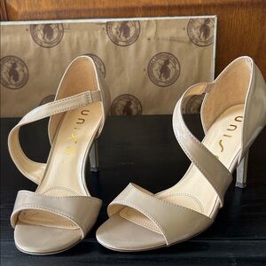 Unisa Beige Strappy Heels